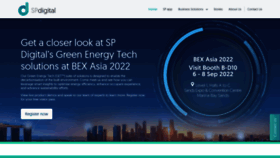 What Spdigital.sg website looked like in 2022 (1 year ago)