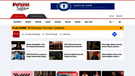 What Saglikpersoneli.com.tr website looked like in 2022 (1 year ago)