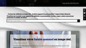 What Salaire-mensuel.com website looked like in 2022 (1 year ago)