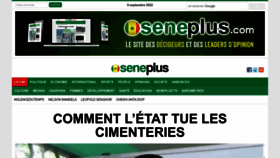 What Seneplus.com website looked like in 2022 (1 year ago)