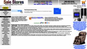 What Salestores.com website looked like in 2022 (1 year ago)