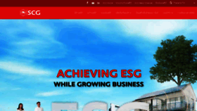 What Scg.co.th website looked like in 2022 (1 year ago)