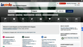What Singapore.locanto.sg website looked like in 2022 (1 year ago)