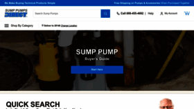 What Sumppumpsdirect.com website looked like in 2022 (2 years ago)