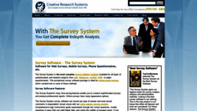 What Surveysystem.com website looked like in 2022 (1 year ago)