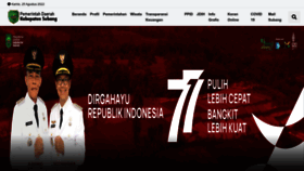 What Subang.go.id website looked like in 2022 (1 year ago)