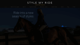 What Stylemyride.net website looked like in 2022 (1 year ago)