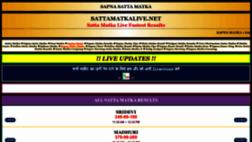 What Sattamatkalive.net website looked like in 2022 (1 year ago)