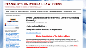 What Stankovuniversallaw.com website looked like in 2022 (1 year ago)