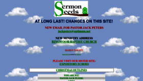 What Sermonseeds.org website looked like in 2022 (1 year ago)