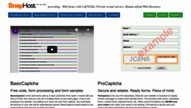 What Snaphost.com website looked like in 2022 (2 years ago)