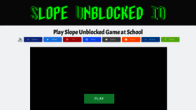 What Slopeunblocked.io website looked like in 2022 (1 year ago)