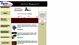 What Seniormag.com website looked like in 2022 (1 year ago)