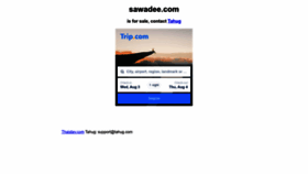 What Sawadee.com website looked like in 2022 (1 year ago)