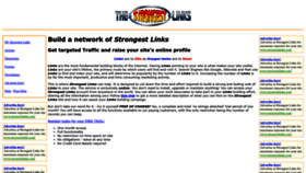 What Strongestlinks.com website looked like in 2022 (1 year ago)