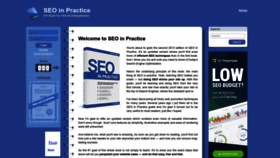 What Seoinpractice.com website looked like in 2022 (1 year ago)