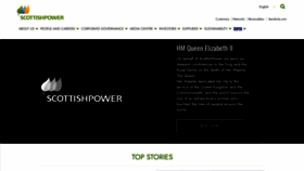 What Scottishpower.com website looked like in 2022 (1 year ago)