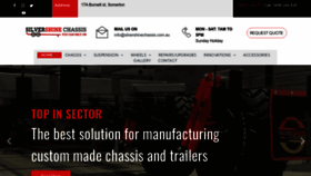 What Silvershinechassis.com.au website looked like in 2022 (1 year ago)