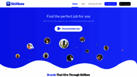 What Skillbee.com website looked like in 2022 (2 years ago)
