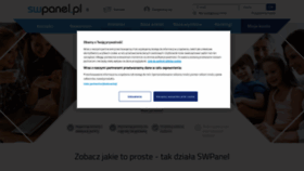 What Swpanel.pl website looked like in 2022 (1 year ago)