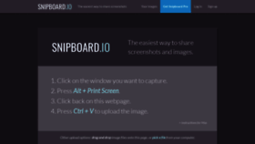 What Snipboard.io website looked like in 2022 (1 year ago)