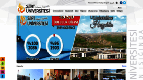 What Siirt.edu.tr website looked like in 2022 (3 years ago)
