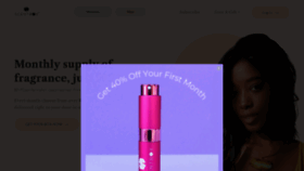 What Scentbox.com website looked like in 2022 (2 years ago)