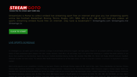 What Streamgoto.me website looked like in 2022 (2 years ago)