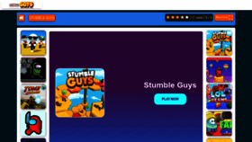 What Stumble-guys.co website looked like in 2022 (1 year ago)