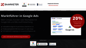 What Smarketer.de website looked like in 2022 (1 year ago)