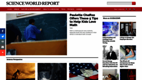 What Scienceworldreport.com website looked like in 2022 (2 years ago)