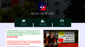 What Sasipinstitute.com website looked like in 2022 (1 year ago)