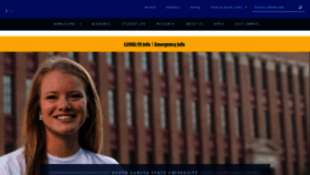 What Sdstate.edu website looked like in 2022 (1 year ago)