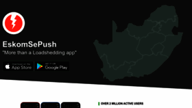 What Sepush.co.za website looked like in 2022 (1 year ago)