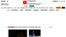 What Screenindia.com website looked like in 2022 (1 year ago)