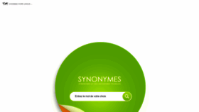What Synonymes.com website looked like in 2022 (1 year ago)