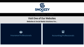 What Snoozzy.com website looked like in 2022 (1 year ago)