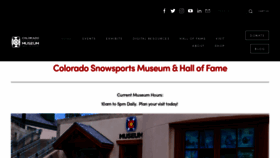 What Skimuseum.net website looked like in 2022 (1 year ago)