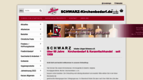What Schwarz-kirchenbedarf.de website looked like in 2022 (1 year ago)