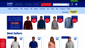 What Shirtmax.com website looked like in 2022 (1 year ago)