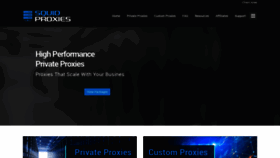What Squidproxies.com website looked like in 2022 (1 year ago)
