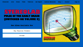 What Stereolab.co.uk website looked like in 2022 (1 year ago)