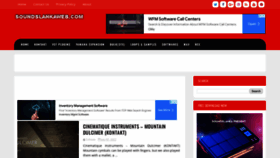 What Soundslankaweb.com website looked like in 2022 (1 year ago)