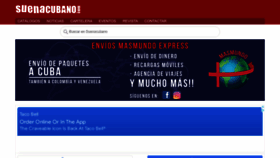 What Suenacubano.com website looked like in 2022 (1 year ago)