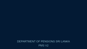 What Sathkara.pensions.gov.lk website looked like in 2022 (1 year ago)