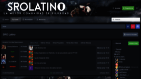What Sro-latino.com website looked like in 2022 (1 year ago)