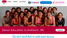 What Scdance.com website looked like in 2022 (1 year ago)