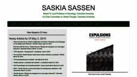 What Saskiasassen.com website looked like in 2022 (1 year ago)