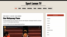 What Sportlemontv.de website looked like in 2022 (1 year ago)