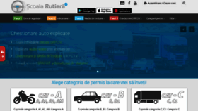 What Scoalarutiera.ro website looked like in 2022 (1 year ago)